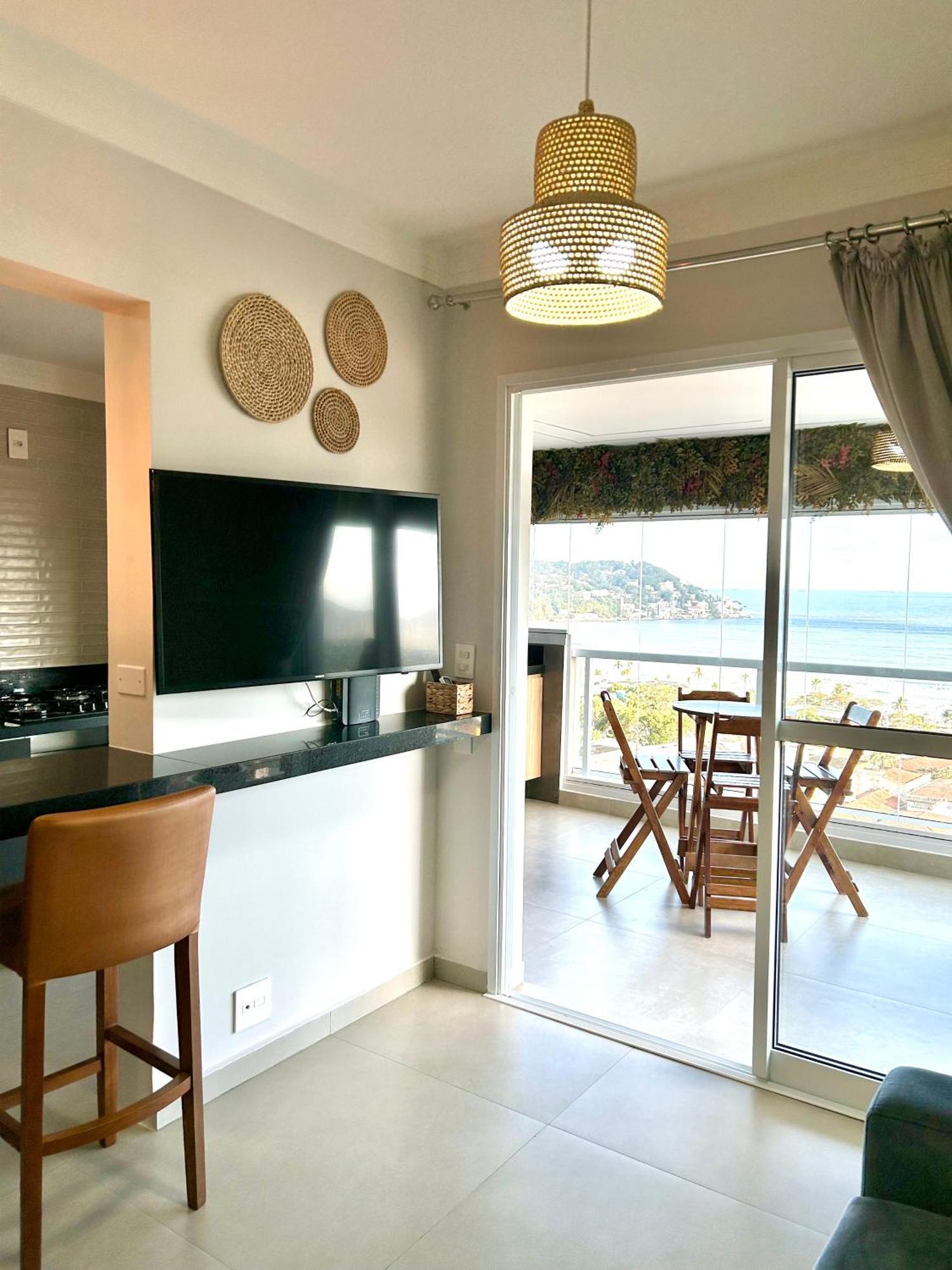 Apt Enseada Vista Mar 과루자 외부 사진
