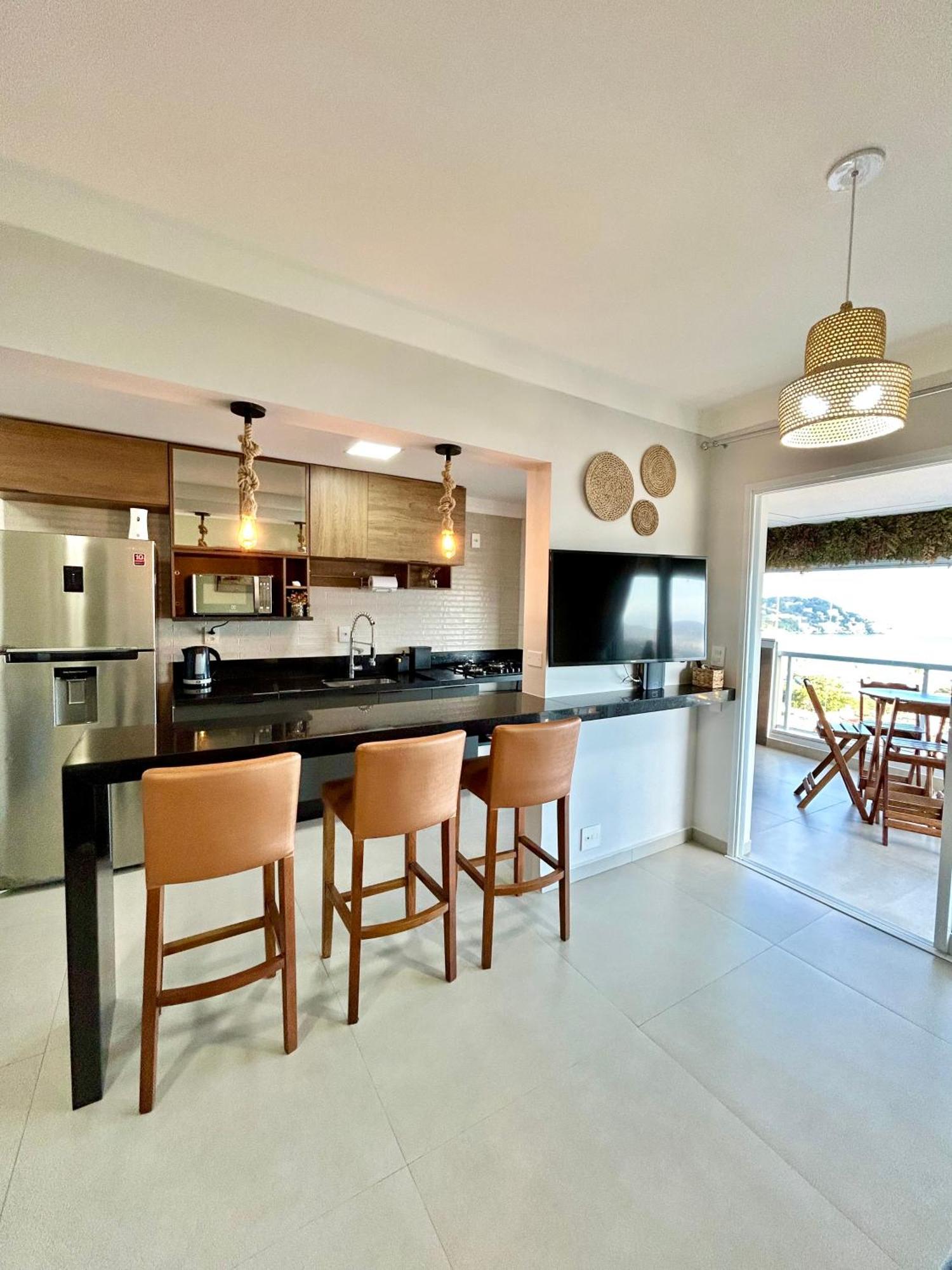 Apt Enseada Vista Mar 과루자 외부 사진